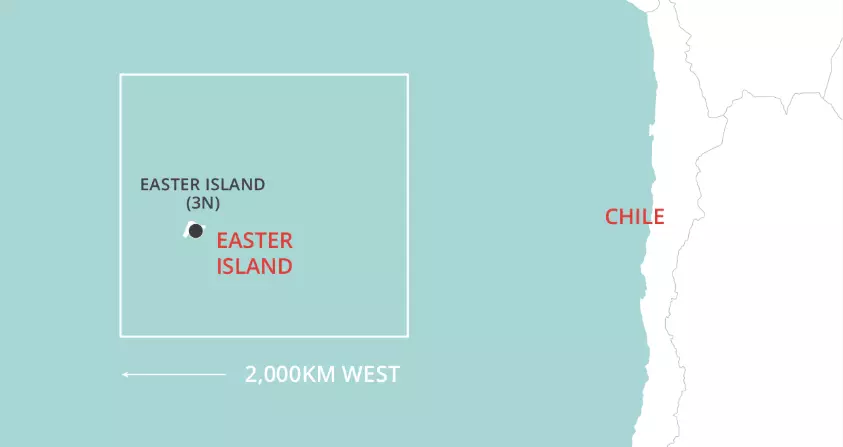 Easter Island map