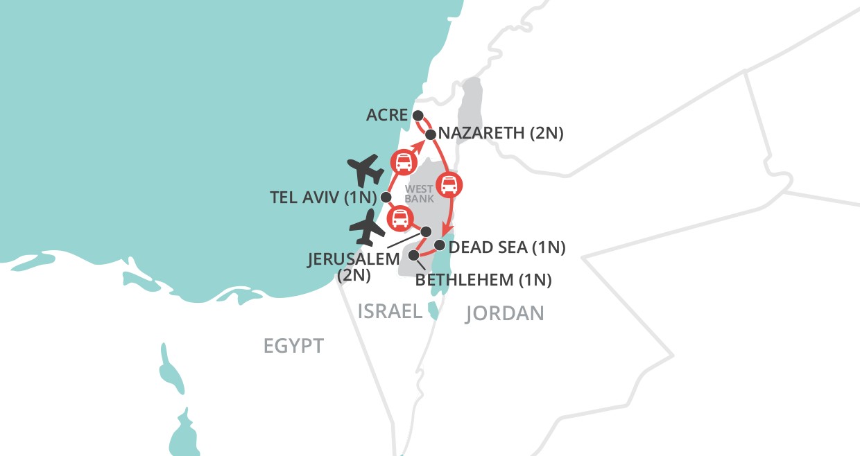 Ancient Israel map