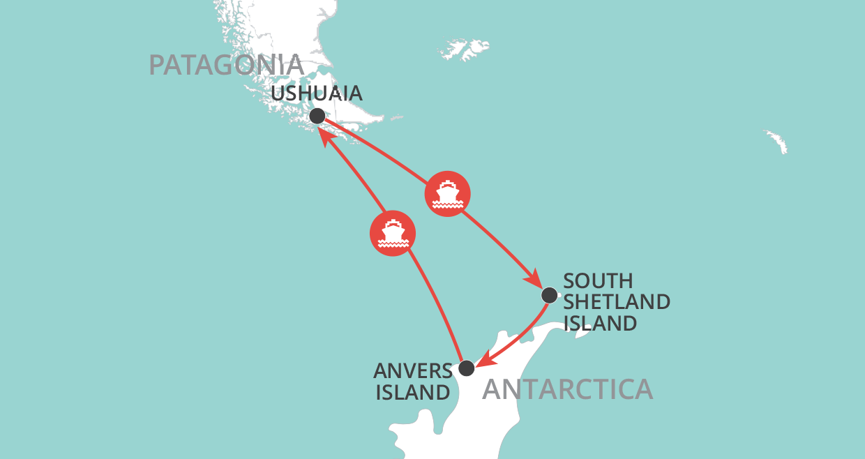 Antarctic Explorer map