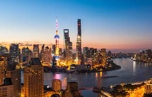 Days 1-2: Fly overnight to Shanghai