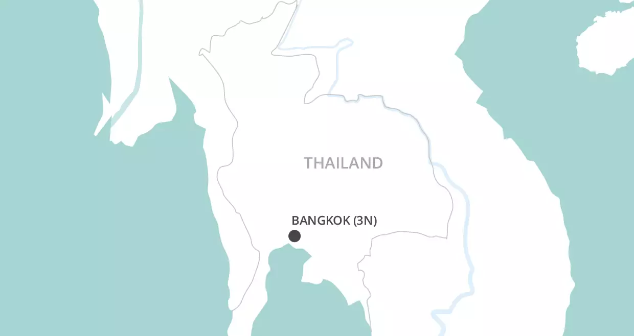 Bangkok Stopover map