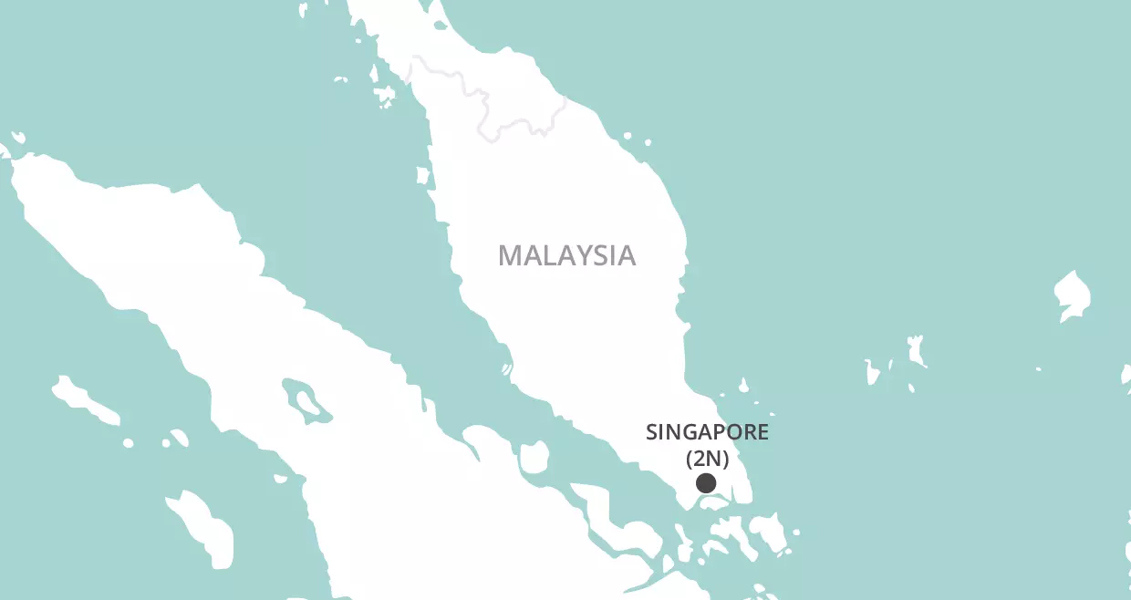 Singapore Stopover map