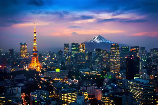 Days 1-2: Fly to Tokyo
