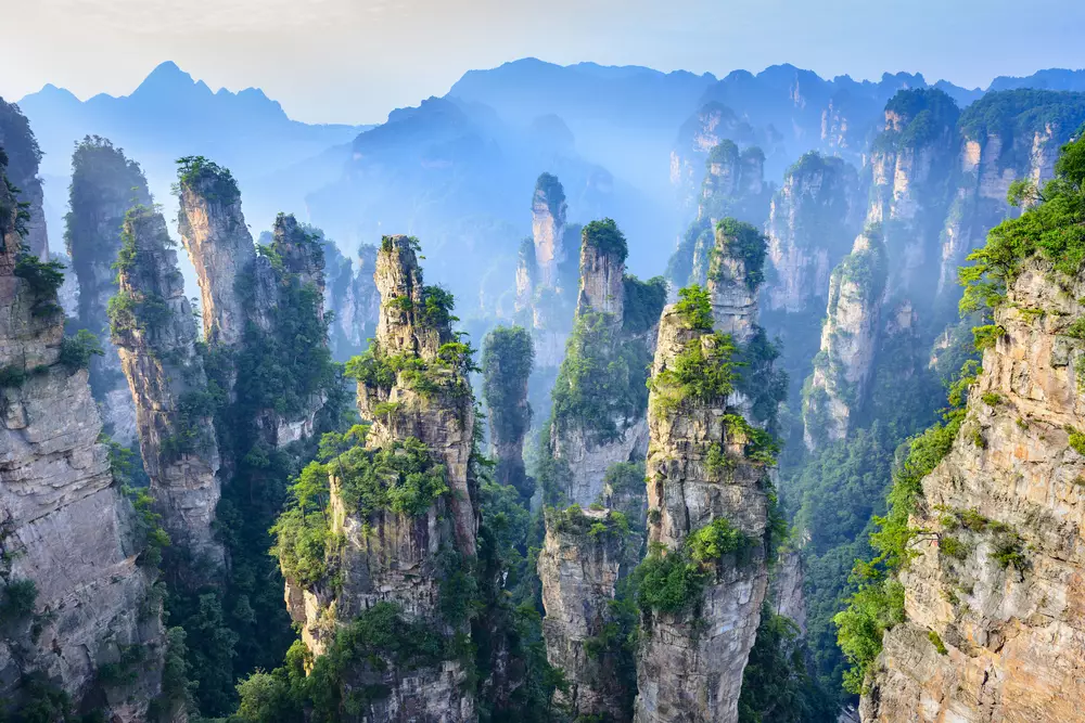 <p>
	Be captivated by the surreal beauty of Zhangjiajie, with its towering sandstone pillars and lush forests, the inspiration for Avatar’s floating mountains.</p>