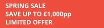 Spring Sale - Save up to ￡1,000pp