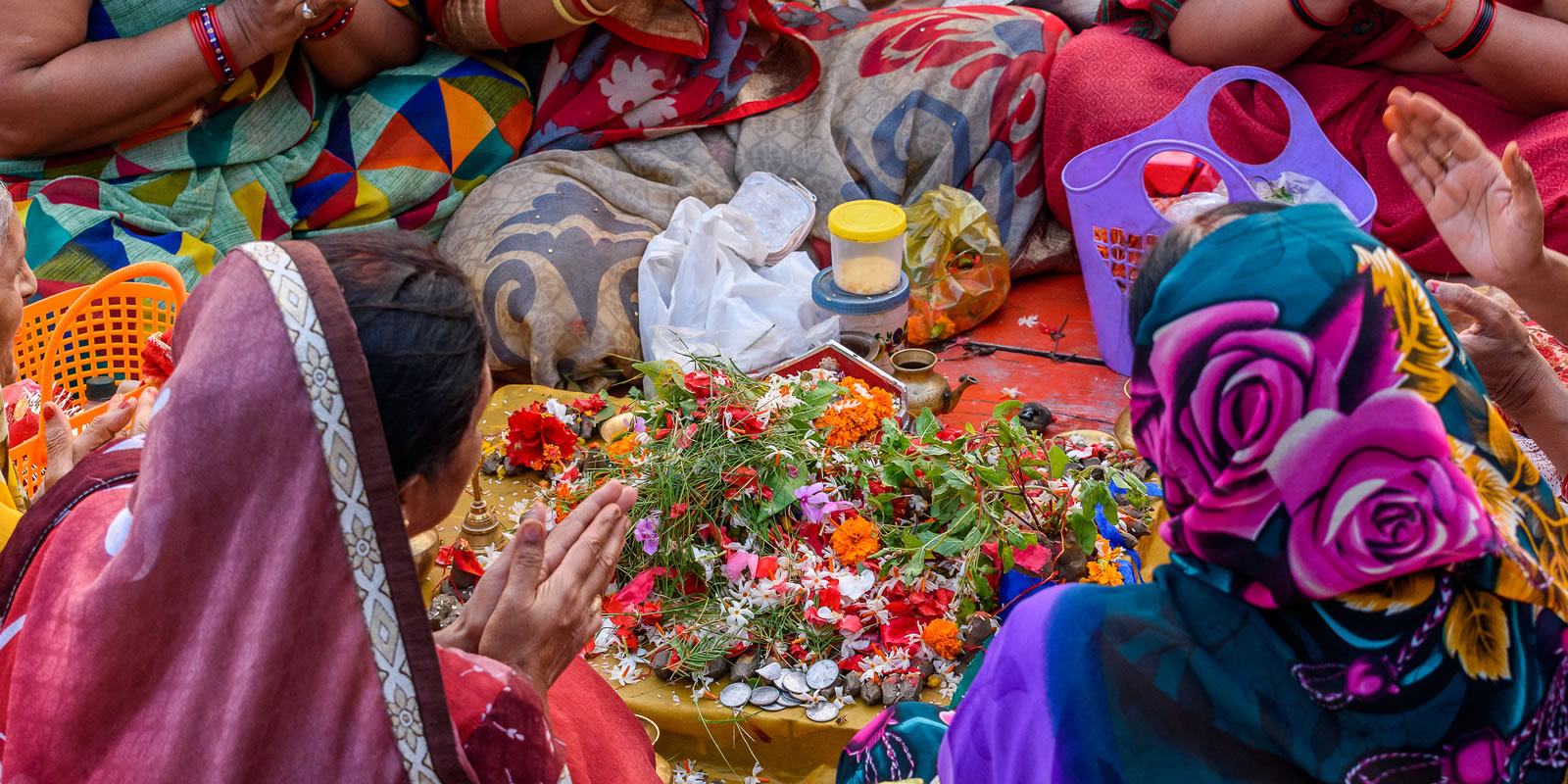 Ghats on the River Ganges